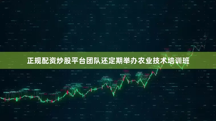 正规配资炒股平台团队还定期举办农业技术培训班